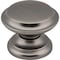 Jeffrey Alexander 1-3/8" Diameter Brushed Pewter Cordova Cabinet Knob 0251BNBDL - alternate 1